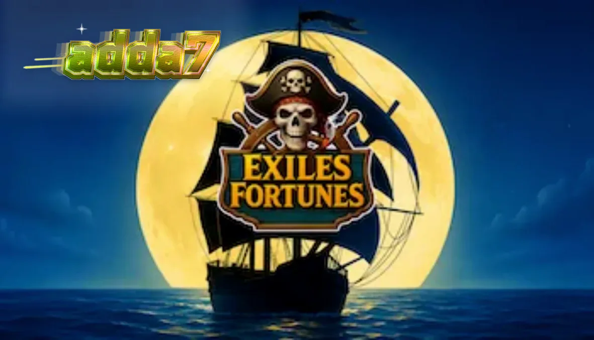 Exiles Fortunes স্লট গেমের রঙিন এবং জলদস্যু থিমযুক্ত ইন্টারফেস